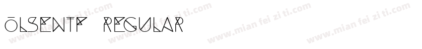 OlsenTF Regular字体转换
